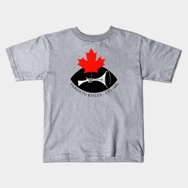 Defunct - Toronto Rifles Football Kids T-Shirt by LocalZonly